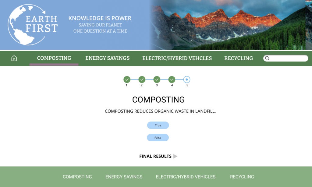 Earth First-Quiz - Compost Question 5