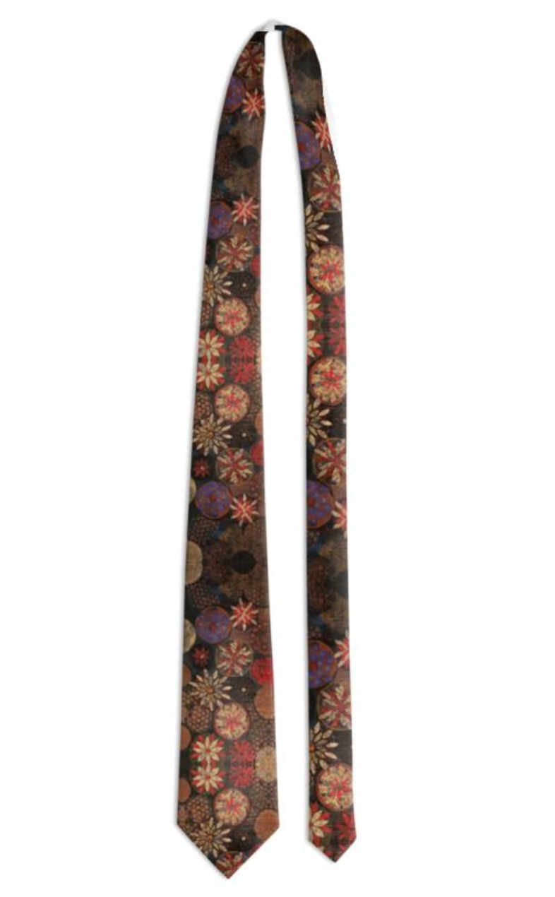 Flower Patttern II Tie