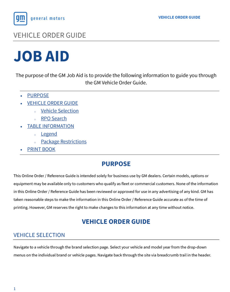 Job Aid Cover