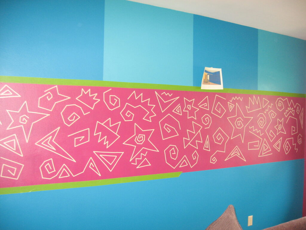 Living Room Mural (West Wall) - In Progress