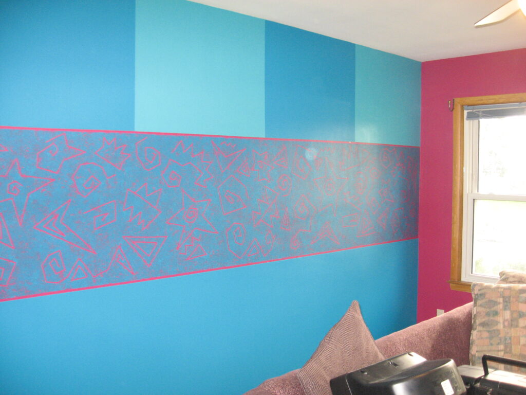 Living Room Mural (West Wall) - After