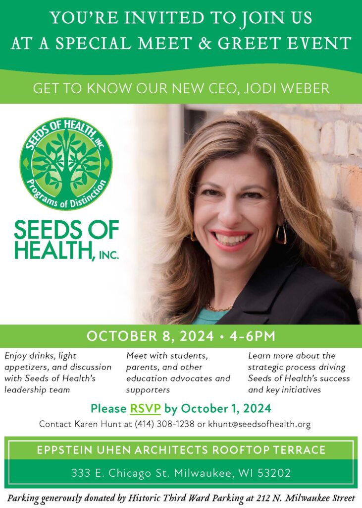 Seeds of Health Invitation